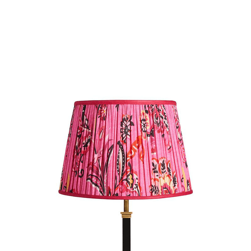 Straight empire Shade, 30cm, pink Paisley by Matthew Williamson