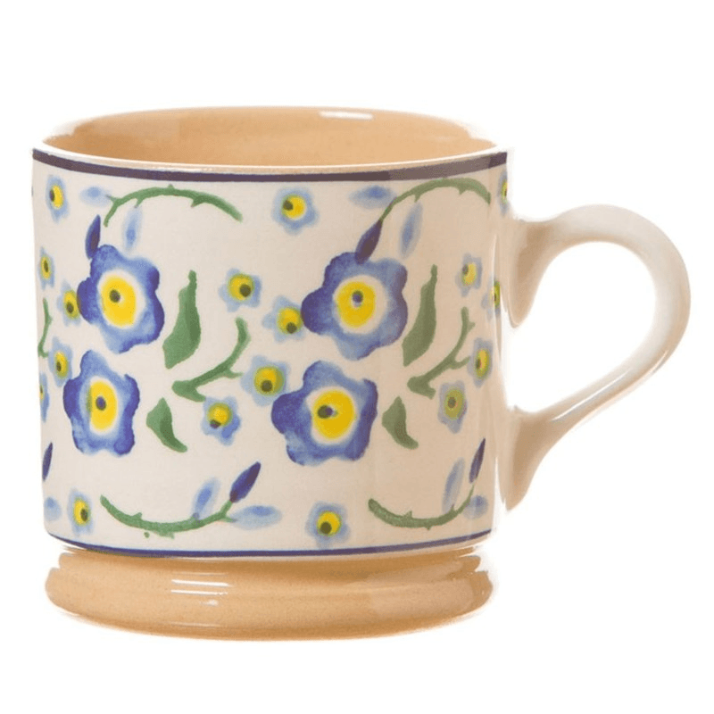 Forget Me Not Set of 4 small mugs, H7cm