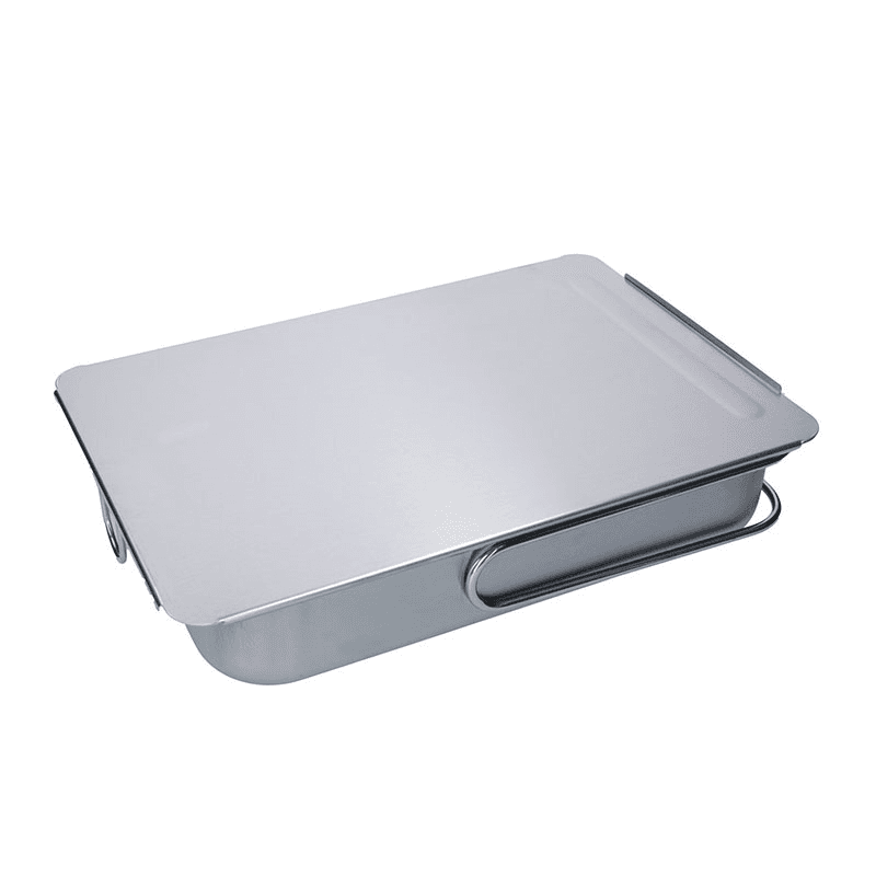 Home Made Smoking oven with lid, 37 x 27cm, Stainless Steel