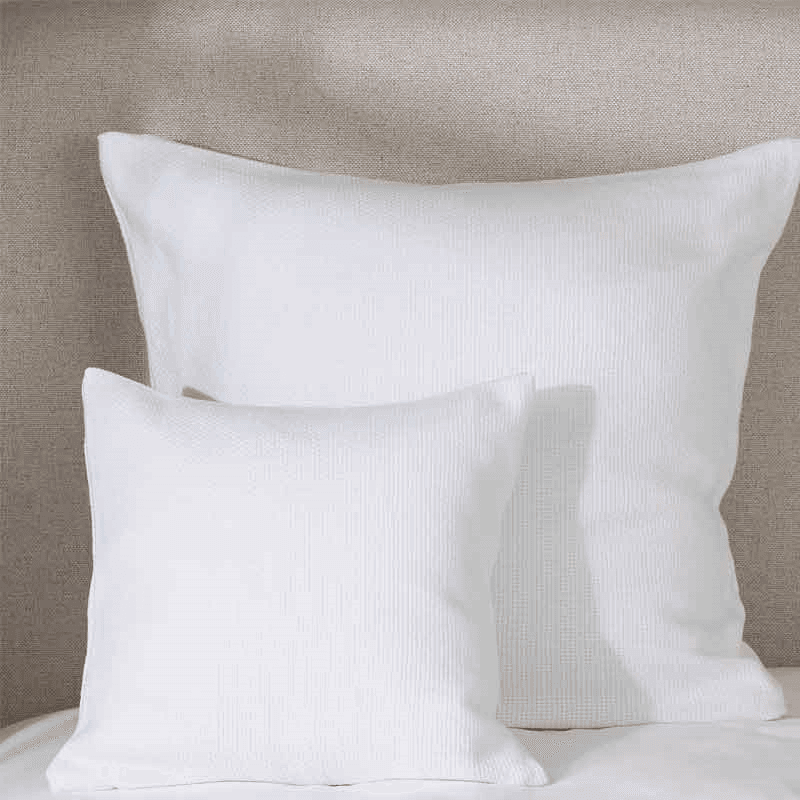 Milton Cushion Cover, Large Square, White
