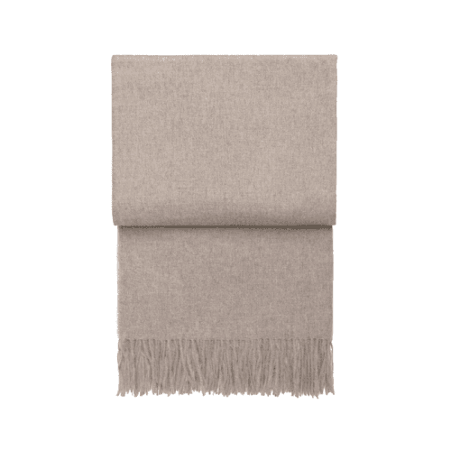 Image showing the Classic Plaid Throw, H200cm x W130cm, Beige product.