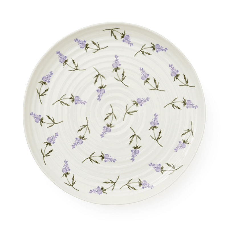 Lavendula Footed Cake Plate, D32cm, Multi