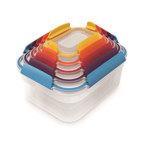 Image showing the Nest Lock Storage Box, Set of 5, Multi-Colour product.