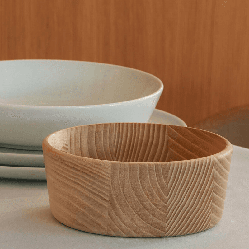 Collective Wooden Bowl, D15cm, Ash