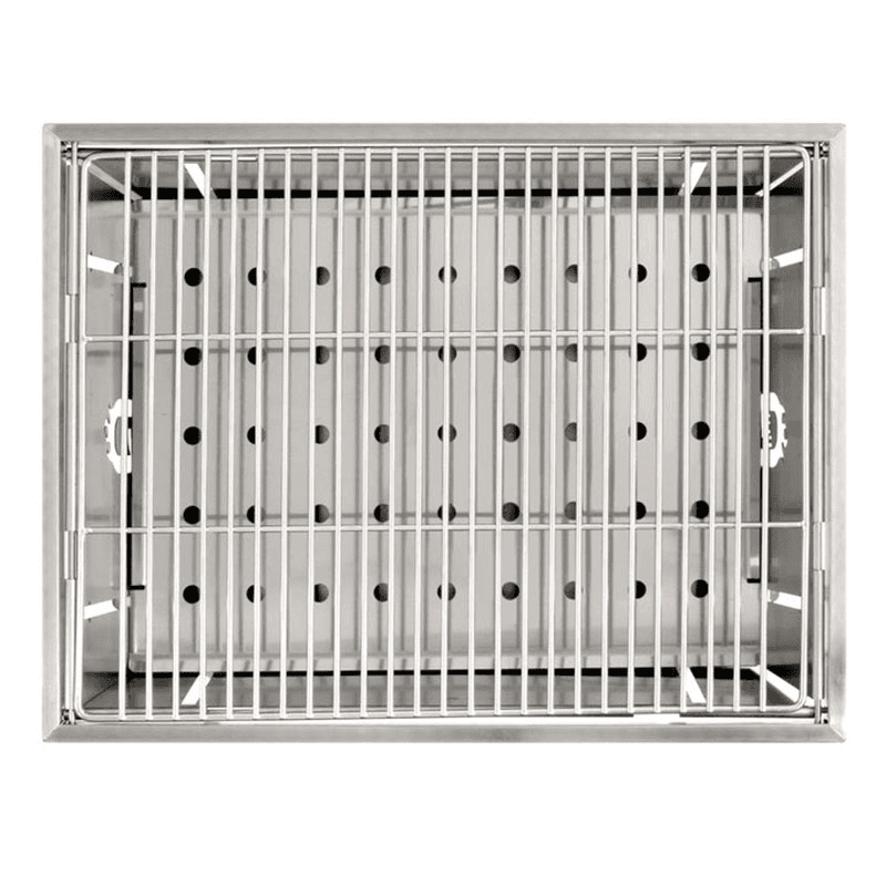 Flatdog Portable Fold Flat BBQ Grill, Stainless Steel