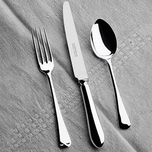 Image showing the 7-piece Place Setting, Old English Silver Plate product.