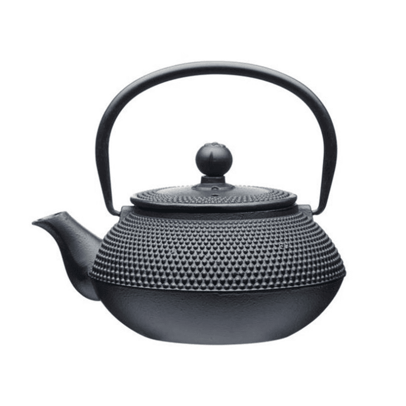 Cast Iron Infuser Teapot, 3 Cup, Black