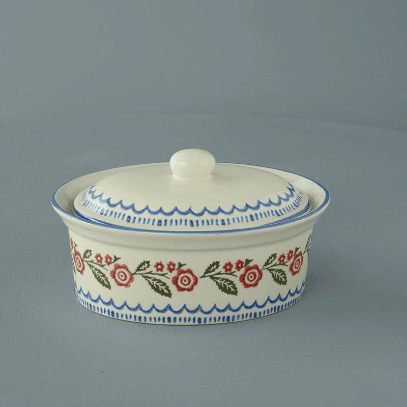 Creeping Briar Oval butter dish
