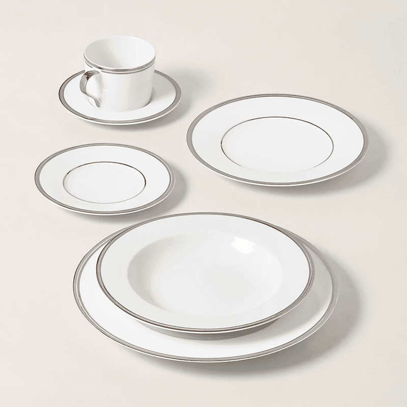Wilshire Oval Platter, D25cm, Platinum