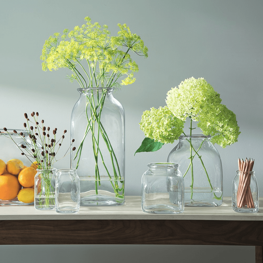 Umberto Vase, 40cm, clear