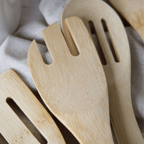 Image showing the Natural Elements Bamboo Kitchen Utensil Set product.