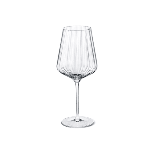 Image showing the Bernadotte Set of 6 Lead Free Crystal White Wine Glasses, 430ml, Clear product.