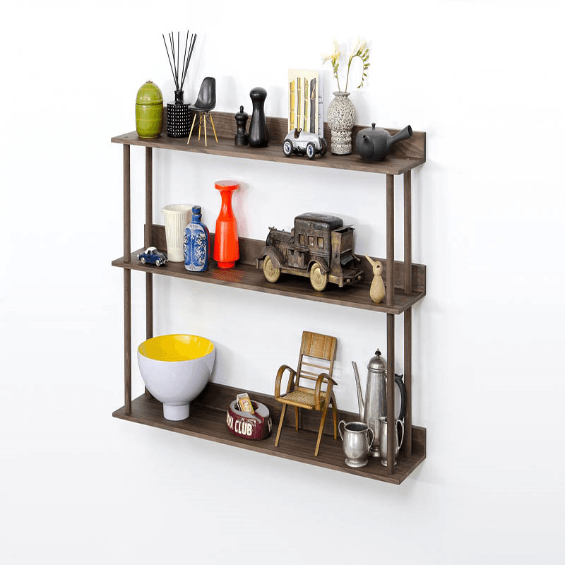 Platform 3 Shelf, H64 x W100cm, Walnut