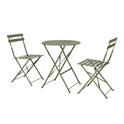 Image showing the Rive Droite 3 Peice Bistro Set, Thistle Green product.