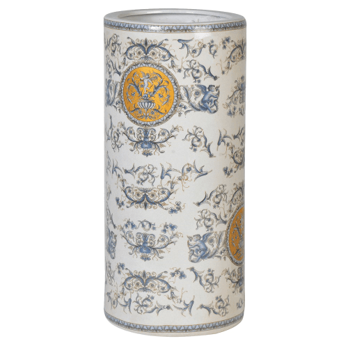 Image showing the Ornate Cermaic Umbrella Stand, H46cm, White product.