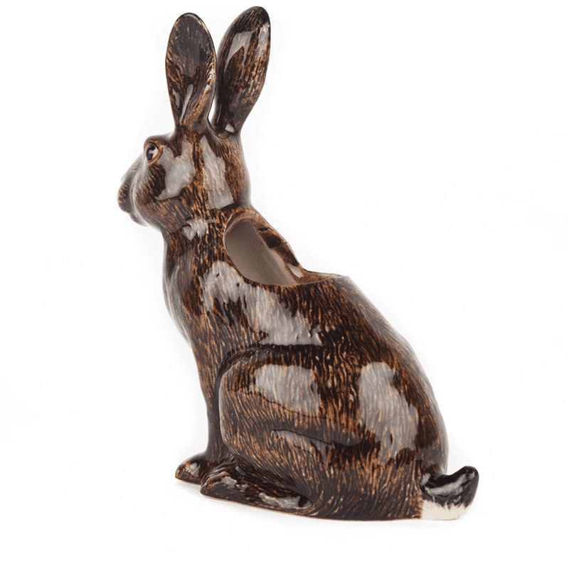 Hare Bud Vase, H11.5cm, Brown
