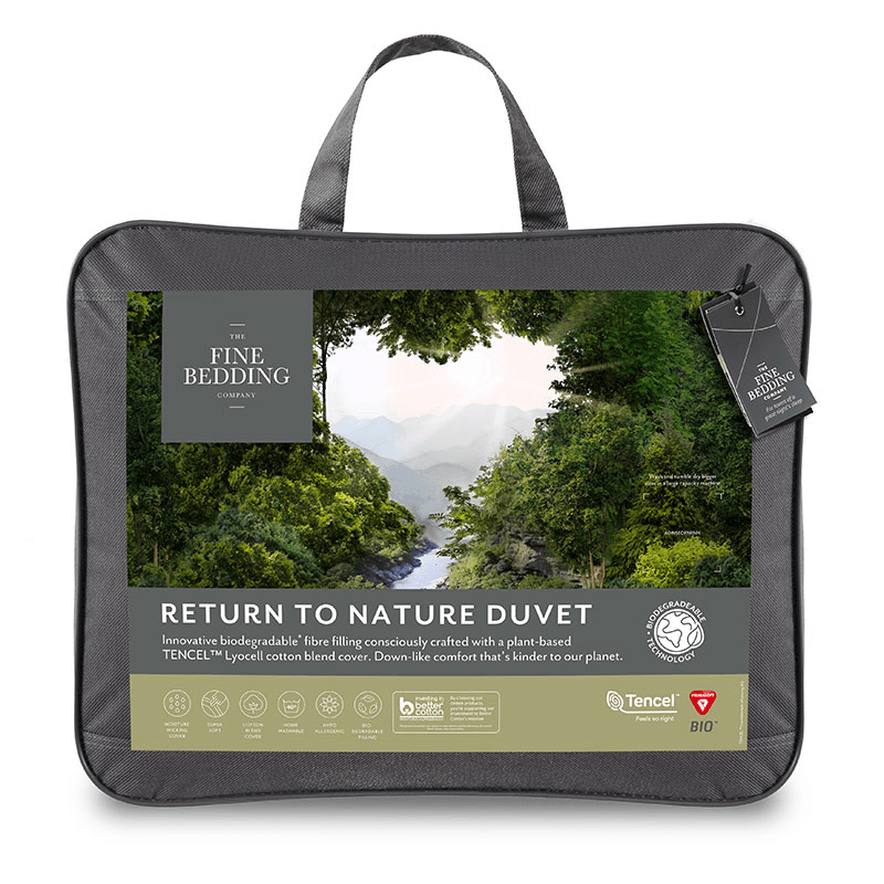 Return To Nature 4.5 tog Duvet, Super King, White