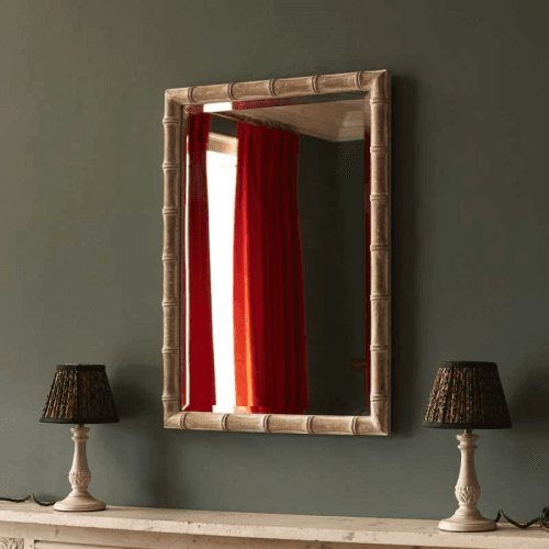 Image showing the Baloo Mirror, 71cm x 50cm, Natural, Whitewash product.