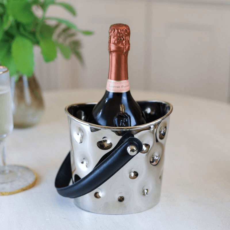 Polo Bottle Cooler, L17.5 x W14 x H16cm, Silver