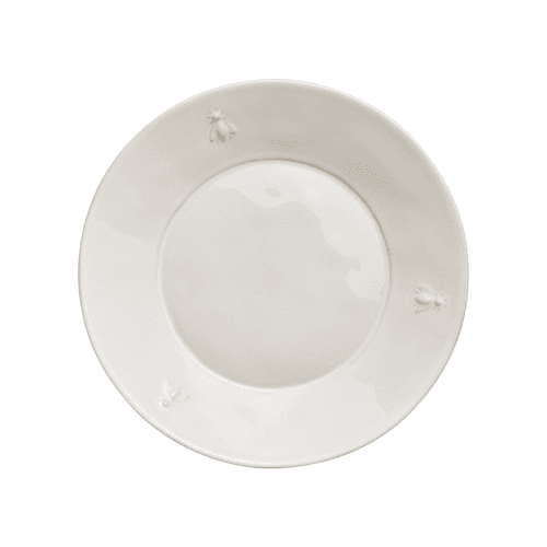 Image showing the Bee Set of 4 Side Plates, D21cm, Cream product.