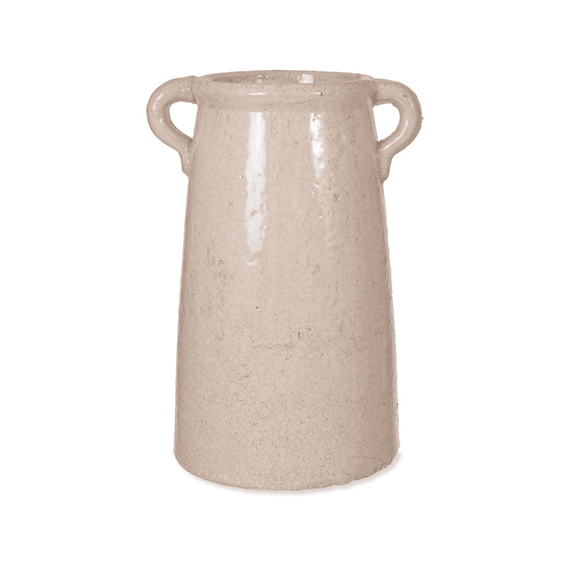 Ravello Ceramic Vase, H25.5cm, White