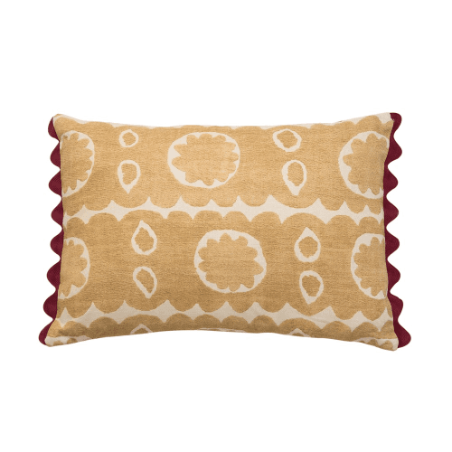 Image showing the Osborne Cushion, 35 x 50cm, Yellow product.