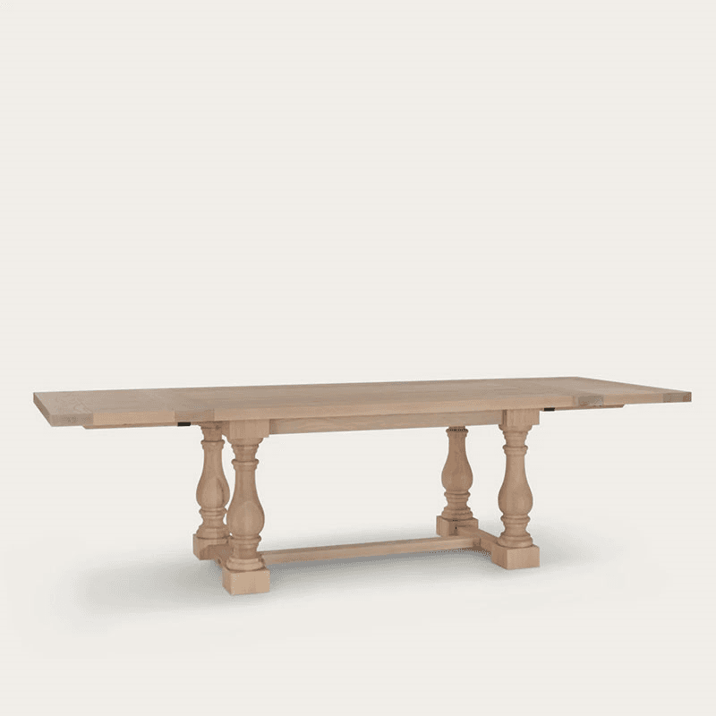 Balmoral 6-10 Seater Extending Dining Table, Natural Oak