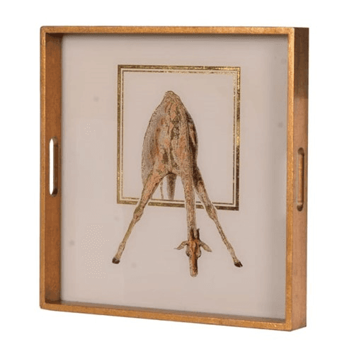 Image showing the Giraffe Square tray, 40 x 40cm product.
