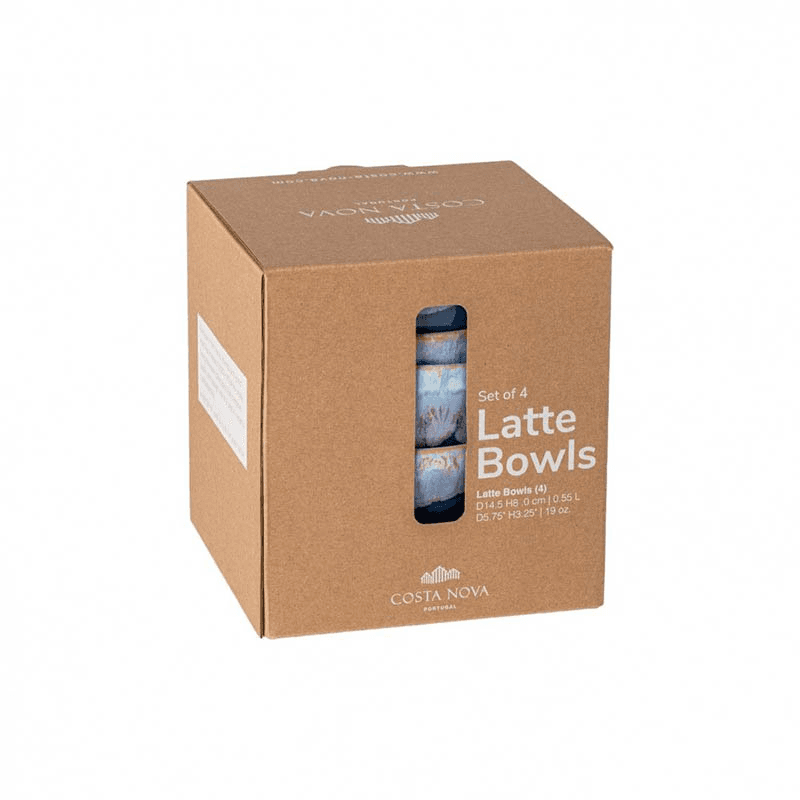 Set of 4 Bowls, D15cm, Denim