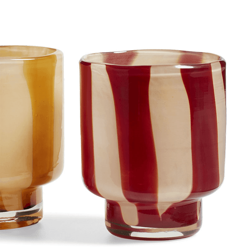 Astley Set of 2 Candle Holders, H12cm, Multi