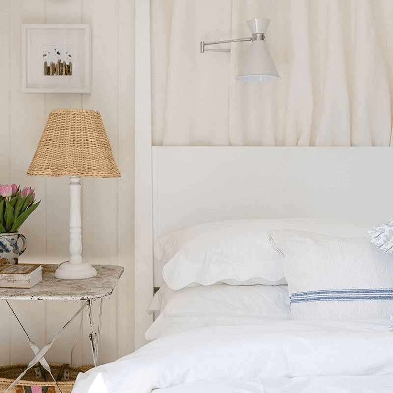 Wave Rattan Lampshade, Natural