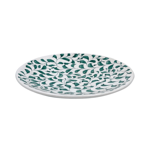 Image showing the Scroll Dinner Plate, D26cm, Green product.