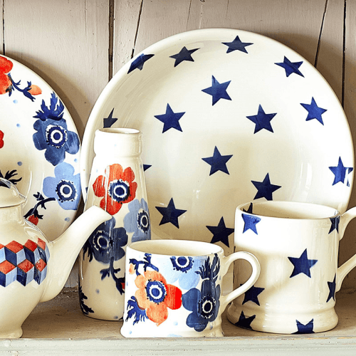 Image showing the Blue Star Pasta Bowl, D23.5cm, Cream product.