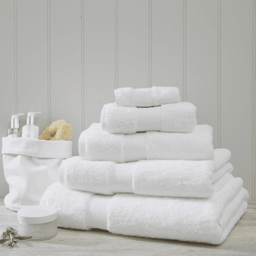 Image showing the Egyptian Cotton Bath towel, 70 x 125cm, White product.