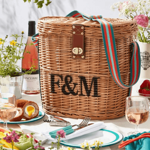 Image showing the Shoulder Picnic Hamper for Two product.