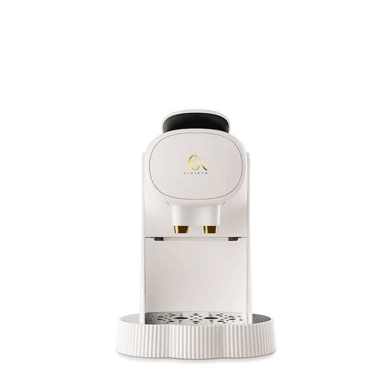 Plisse Capsule coffee machine, White