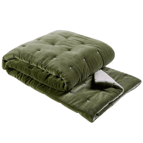 Image showing the Jaipur Throw, 140 x 200cm, Olive product.