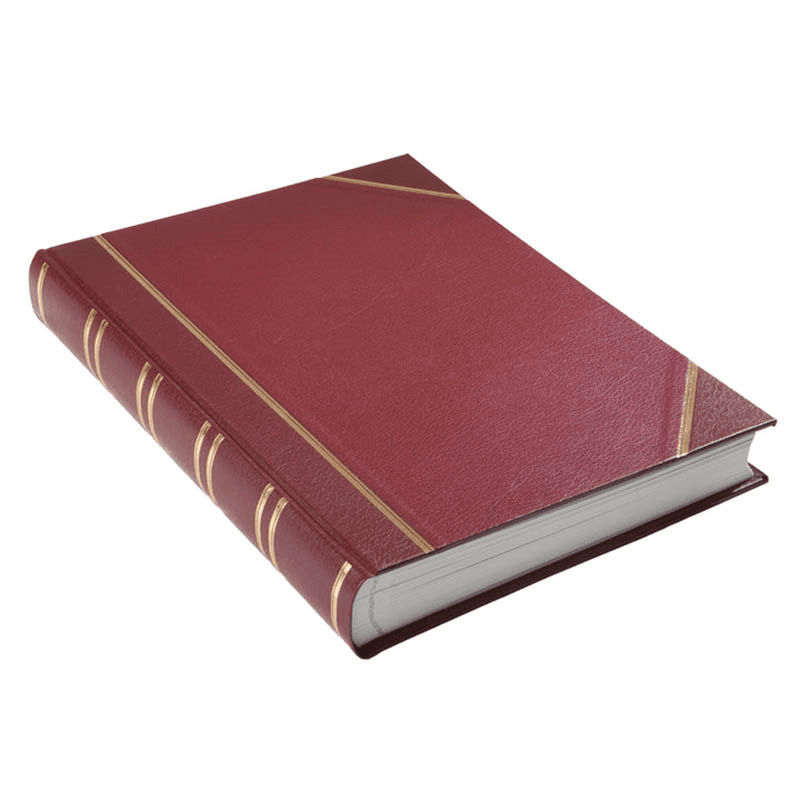 Large Portrait Photograph Album, L39.4 x W30.5cm, Burgundy