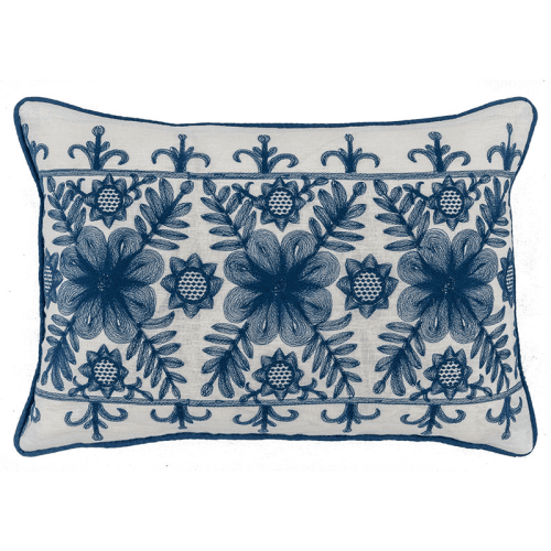 Image showing the Angelica Cushion, 35 x 50cm, Navy product.