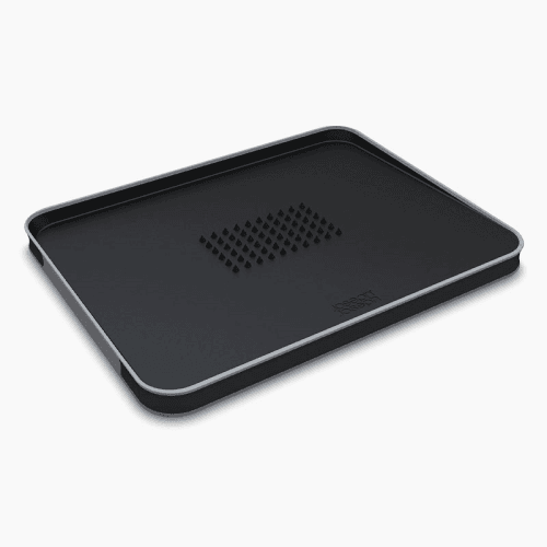 Image showing the Cut & Carve Plus Chopping Board, Extra Large, Black product.