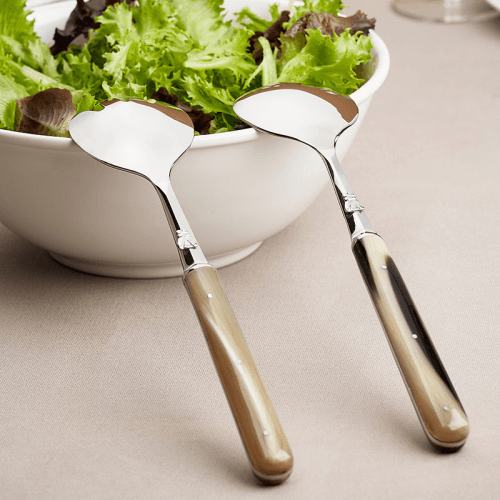 Image showing the Laguiole Salad Servers, Horn product.