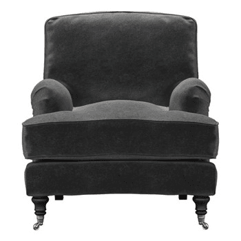 Bluebell Armchair, H91 x W88 x D106cm, Armour
