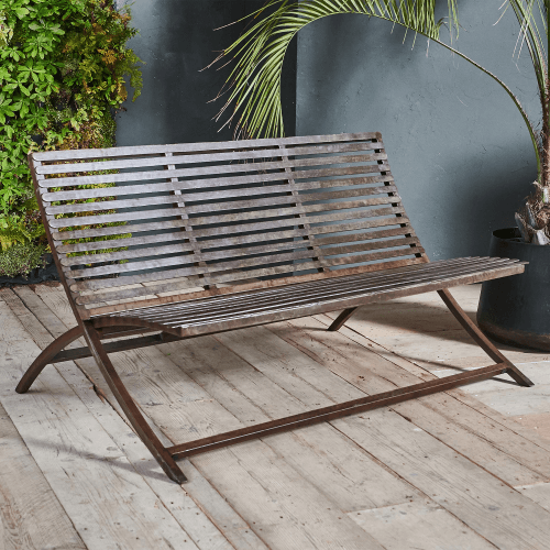 Image showing the Odee Outdoor Bench, Iron product.
