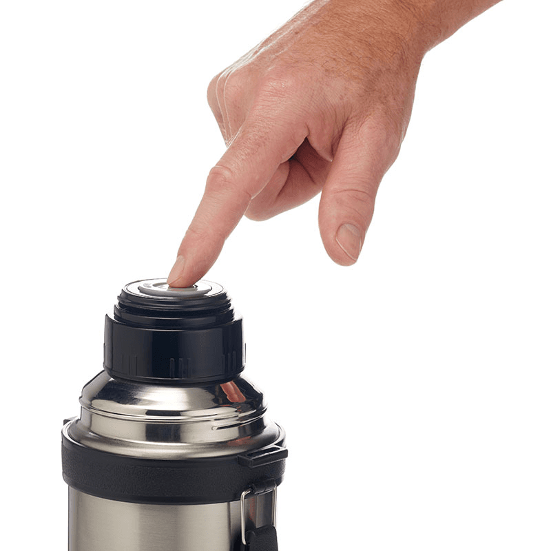 Thermos flask, 1 litre, Silver