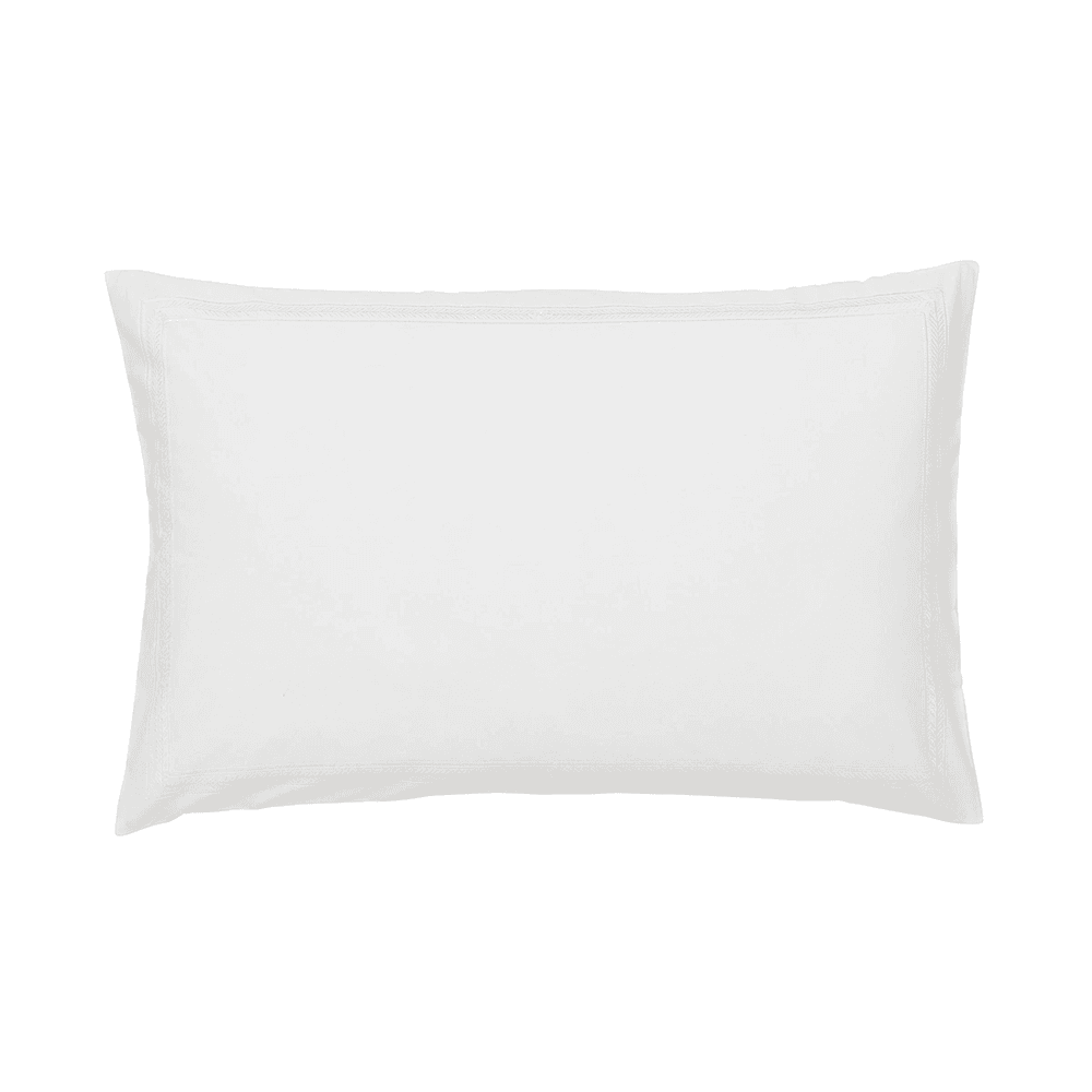 King Protea & Paradesia Pillow Case, Standard, White