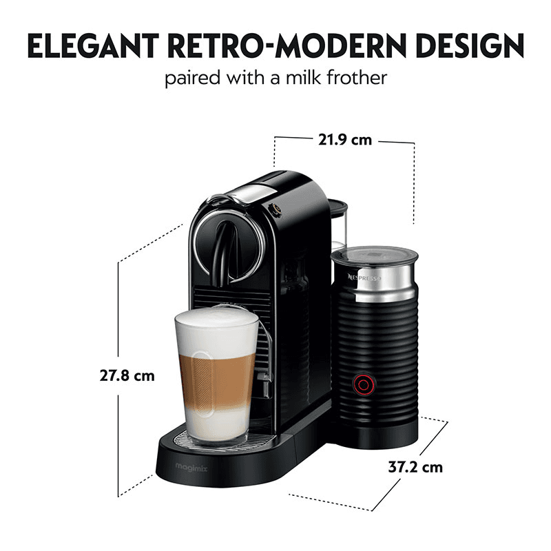 Citiz with Aeroccino Coffee Machine, Black