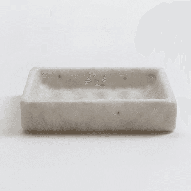 Mandalay Soap Dish, 15 x 10cm, Marble