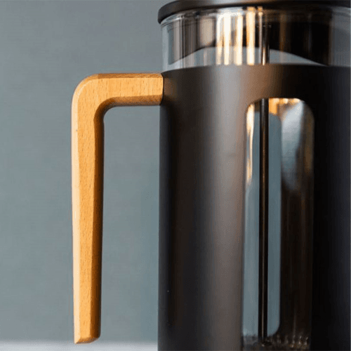 Image showing the Pisa Stainless Steel Cafetière, 8 Cup, Black product.