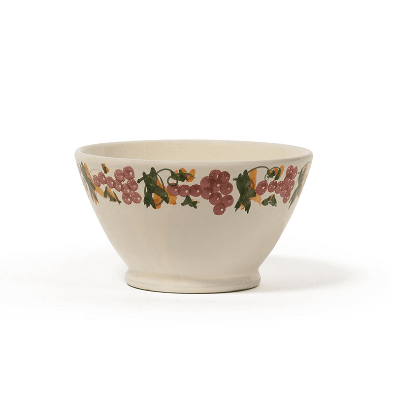 Vine Bowl, D15cm, Green and Pink