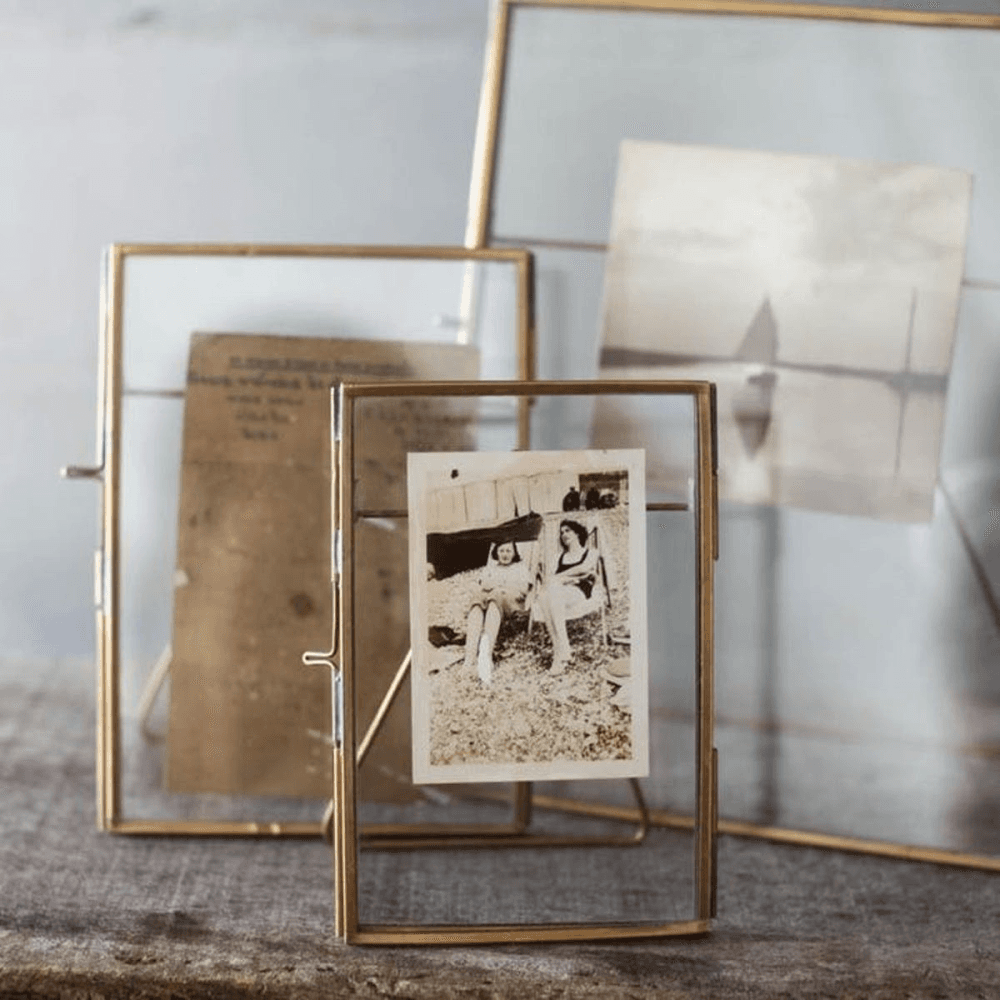Danta Frame, 8 x 10", Antique Brass